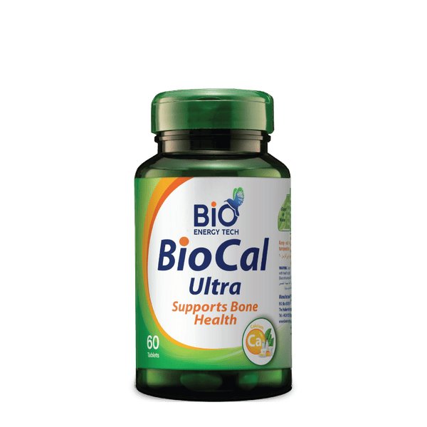 Bio Energy Tech Calcium Ultra 60 Tablet تقنية الطاقة الحيوية كالسيوم ألترا 60 حبة