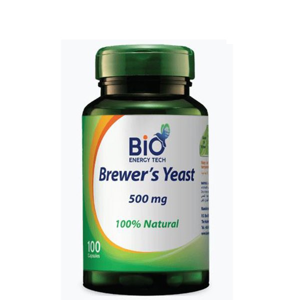 IMG_7325 Bio Energy Tech Brewers Yeast 500Mg 100 Capsule خميرة البيرة من بايو إنيرجي تيك ٥٠٠ ملغ ١٠٠ كبسولة