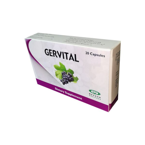 Gervital 150mg 20 Capsules| جرفيتال ١٥٠مغ ٢٠كبسولة