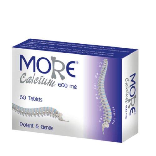 مور من الكالسيوم 600 ملغ 60 قرصًا |More Calcium 600 Mg 60Tab