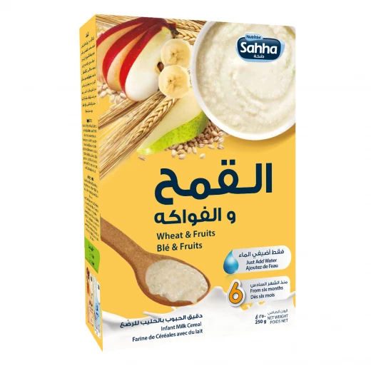 سها قمح وفواكه 250 غرام Sahha Wheats and Fruits 250g