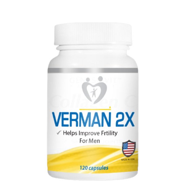 فيرمان 2X مكمل غذائي مضاد للأكسدة 120 كبسولة Verman 2X Anti Oxidant Dietary Supplement 120 Capsules