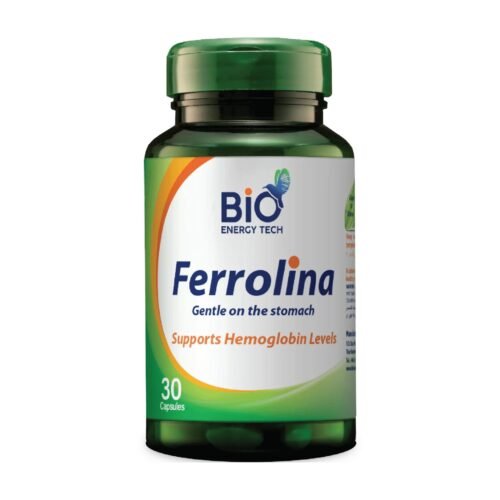 تقنية الطاقة الحيوية فيرولينا و السبيرولينا 30 كبسولةBio Energy Tech Ferrolina 90 Capsule
