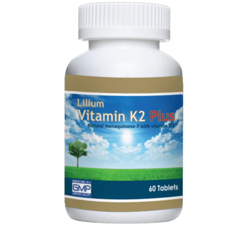 ليليوم فيتامين ك 2 بلس 60 قرصLilium Vitamin K2 plus 60 Tablet