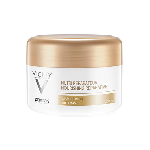 Vichy Dercos Nourishing Reparative Rich Mask 200Mlفيتشي ديركوس قناع غني مرمم ومغذي للشعر 200 مل