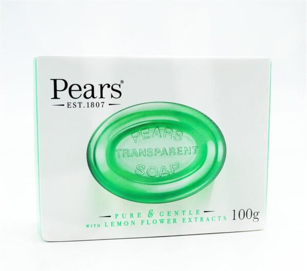 Pears pure and gentle with lemon flower extracts transparent soap 100g