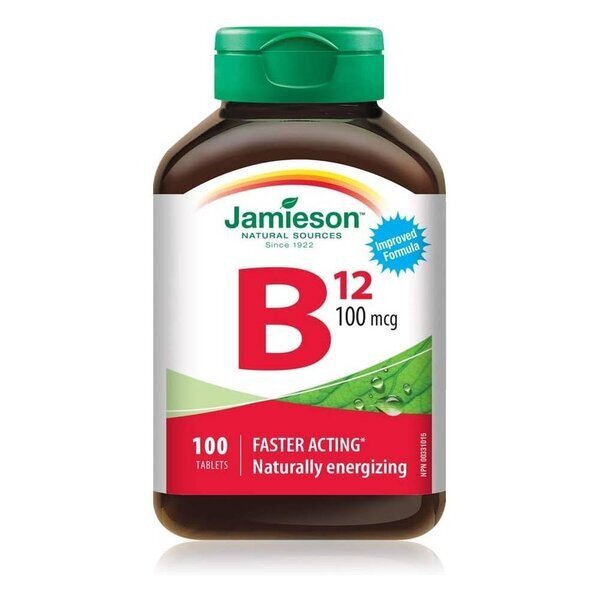 جاميسون فيتامين بي 12, 100 قرص | Jamieson Vitamin B12, 100 Tablets