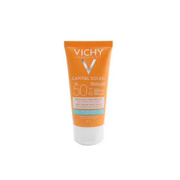 فيتشي ماتيفينج واقي من الشمس للوجه عامل حماية 50 ، 50 مل Vichy Mattifiyng Face Fluid Sunblock Spf50, 50Ml