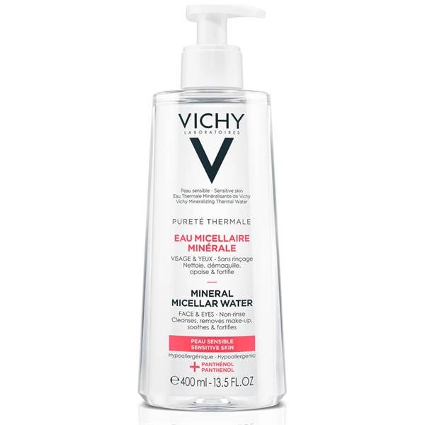 Vichy Mineral Micellar Water 400 Ml Vichy Mineral Micellar Water 400Mlفيتشي مياه ميسيلار المعدنية للبشرة الحساسة 400 مل