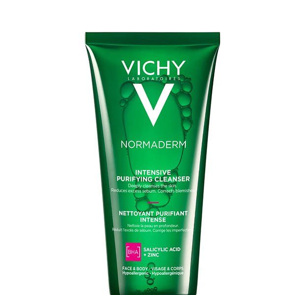 Vichy Normaderm Intensive Purifying Gel 200Ml فيتشي نورماديرم جل غسول مكثف ينقي البشرة بعمق 200 مل Vichy Normaderm Intensive Purifying Gel 200Ml