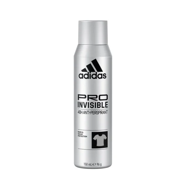 adidas pro invisible grey deo body spray 150ml