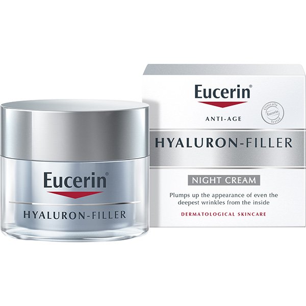 يوسيرين هيالورن فيلر كريم ليلي 50 مل Eucerin Hyaluron-Filler Night Cream 50ml (نسخة)