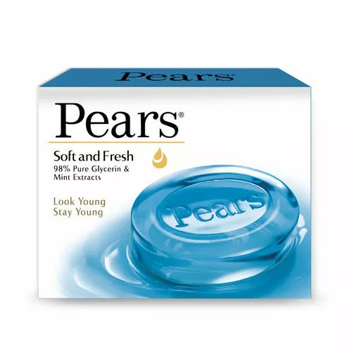 Pears pure and gentle with mint extracts transparent soap 100g