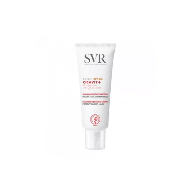 Svr Cicavit+ Cream Spf50+, 40Ml    اس في آر سيكافيت+ كريم بعامل حماية 50+ ، 40 مل