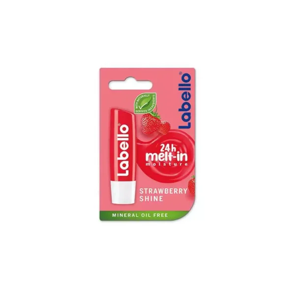 Labello Strawberry Lip Balm 4.8G   لابيلو مرطب الشفاه الفراولة 4.8 غم