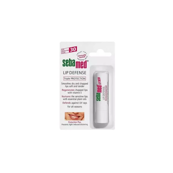 Sebamed Lip Defense Stick 4.8G   سيباميد مرطب الحماية للشفاة الجافة والمتشققة 4.8 جم