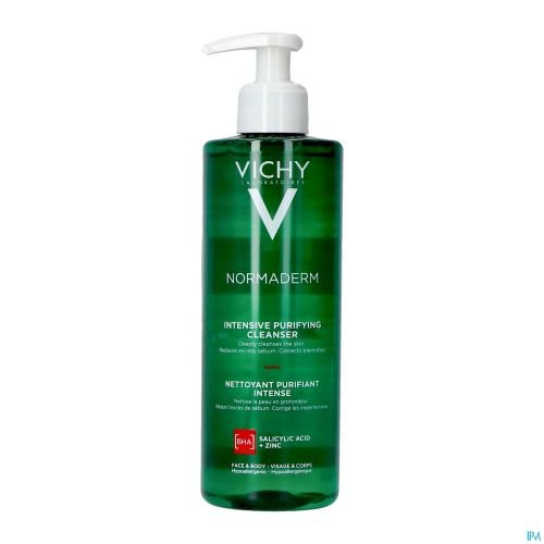 Vichy Normaderm Phytosolution Intensely Purifying Cleansing Gel | 400 ml فيشي نورماديرم فيتوسوليوشن جل منقي مكثف 400 مل