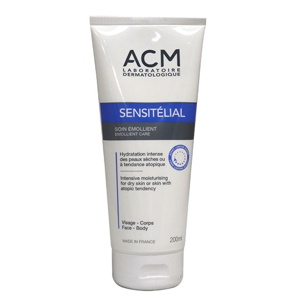 49 Acm Sensitelial Emollient Care 200Ml إي سي إم للعناية المرطبة للبشرة الحساسة 200 مل