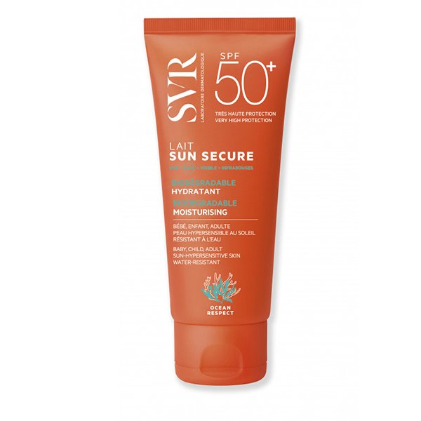 Svr Sun Secure Milk Spf50+, 100Ml أس في أر ميلك واقي الشمس