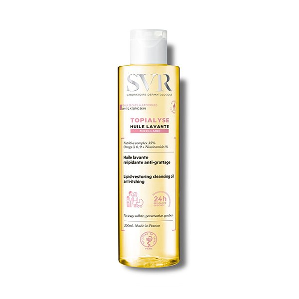 Svr Topialyse Huile Lavante Cleansing Oil 200Ml أس في أر توبياليس زيت التنظيف المضاد للحكة و التهيج 200 مل