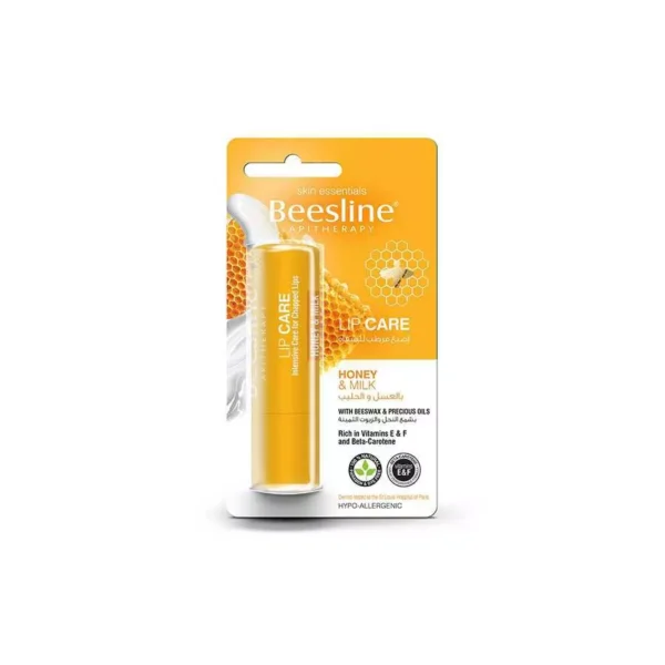 Beesline Lip Care With Honey And Milk Lips Balm - بيزلين مرطب شفاه بالعسل والحليب