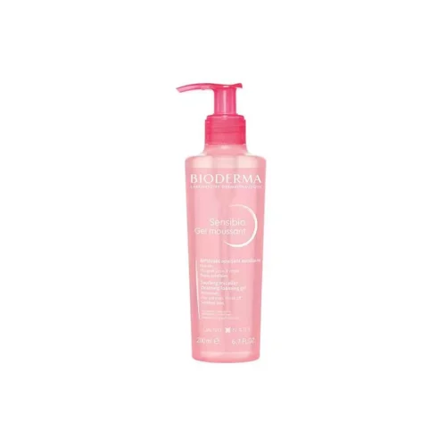 BIODERMA SENSIBIO GEL MOUSSANT 200ML_2 Bioderma Sensibio Mild Cleansing Foaming Gel 200Mlبيوديرما سينسيبيو جل رغوي منظف لطيف للبشرة 200 مل