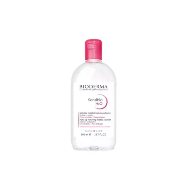 BIODERMA SENSIBIO H2O 500ML_5 Bioderma Sensibio H2O Micellar Solution 500Mlبيوديرما سينسيبيو h2o محلول الميسيلار500 مل