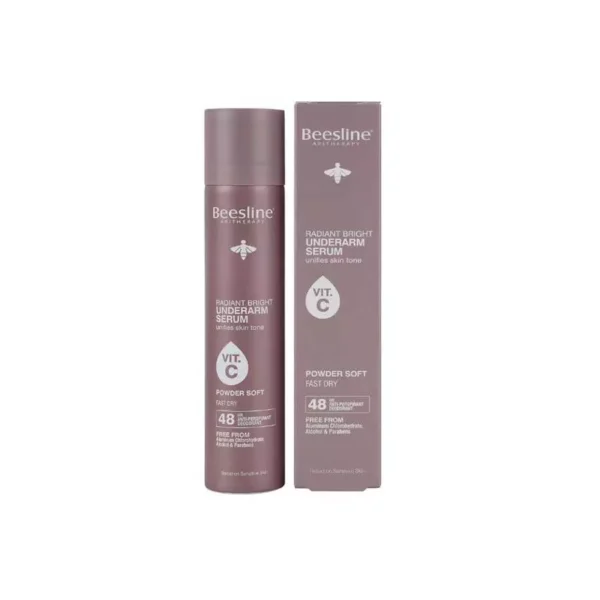 Beesline-Underarm-Vit-C-Spray-Powder-Soft-48h-150ML Beesline Underarm Vit C Spray Powder Soft 48h 150ML - بيزلاين بخاخ تحت الإبط فيتامين سي باودر سوفت 48 ساعة 150 مل