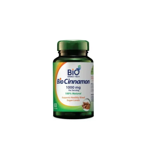 Bio Energy Tech Cinnamon 500Mg 60 Capsule تقنية الطاقة الحيوية سينامون 400 مغ 60 كبسولة