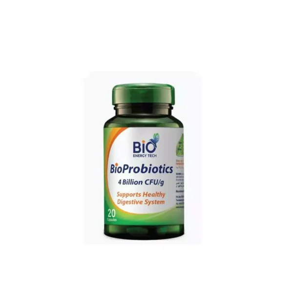 Bio Energy Tech Flora Probiotics 20 Capsule تقنية الطاقة الحيوية فلورا بروبيوتيك 20 كبسولة
