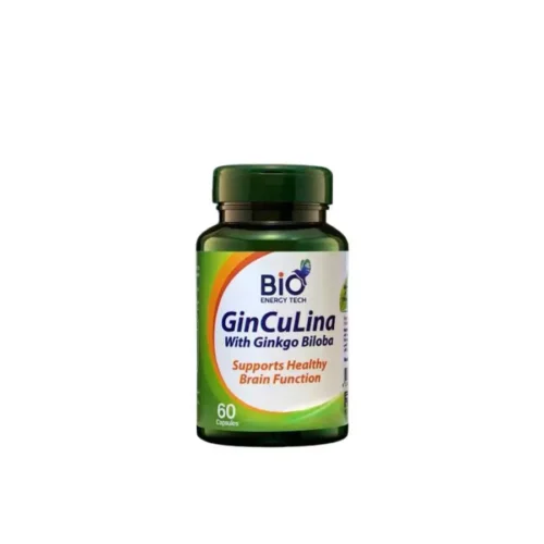 Bio Energy Tech Ginculina Ginkgo Biloba 60Cap تقنية الطاقة الحيوية جينكولينا جنكوبيلوبا 60 كبسولة