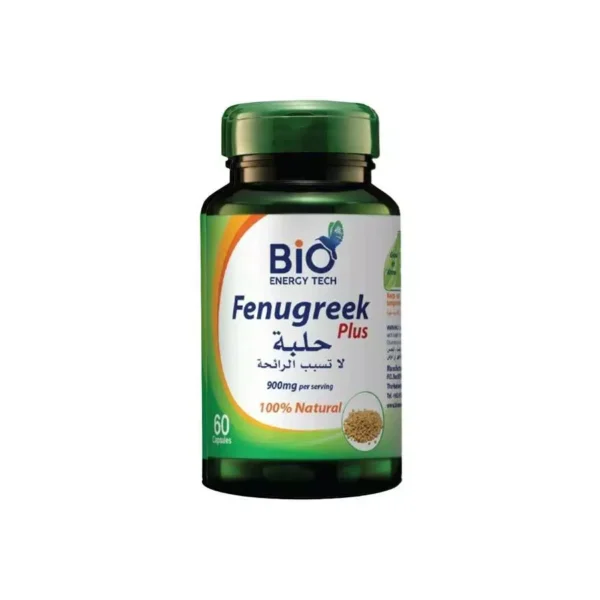 Bio-energy-fenugreek Bio Energy Fenugreek Plus 60 Capsules A| كبسولات بايو إنيرجي فينوجريك بلس، 60 كبسولة