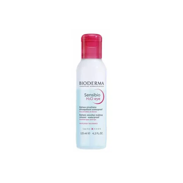 بيوديرما سينسيبيو ميسيلار مائي مزيل لمكياج العيون 125ملBioderma Sensibio H2O Eye Micellar 125Ml