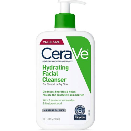 CeraVe Hydrating Facial Cleanser For Dry Skin 473ML سيرافي منظف ​​الوجه المرطب للبشرة الجافة 473 مل
