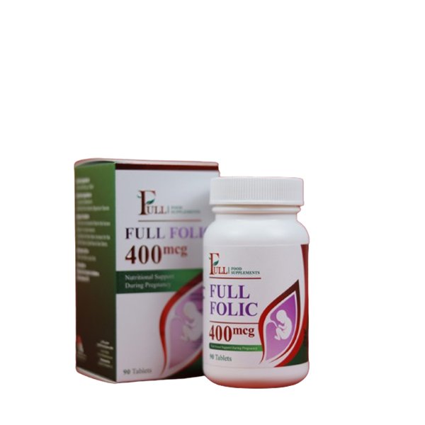 Full Folic 400 Mcg 90 Tablets فُل فوليك 400 ميكروجرام 90 قرص