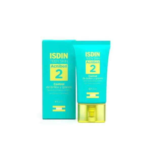 Isdin Acniben Shine And Spot Control Gel Cream 40ML - إيزيدين أكنيبين جل كريم إزالة البقع واللمعة 40 مل