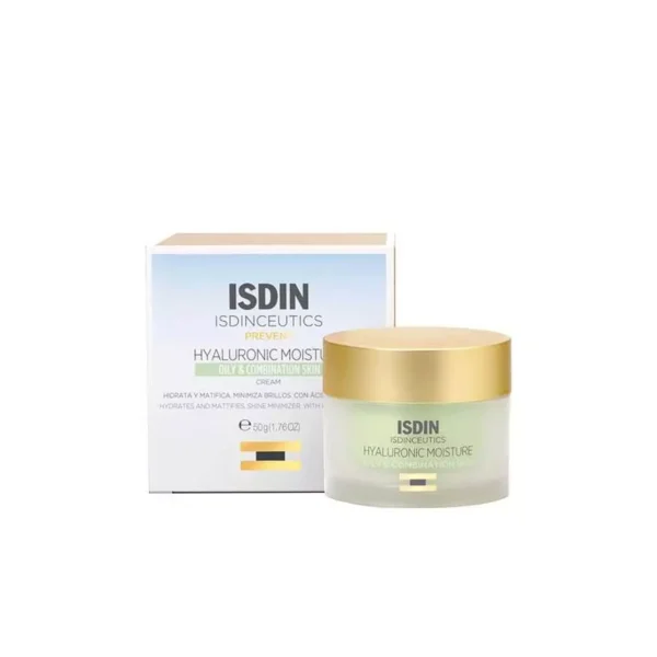 Isdin Hyaluronic Moisture Oily & Combination Skin 50 Gram - ايسدين هيالورونيك مرطب للبشرة الدهنية والمختلطة 50 جرام