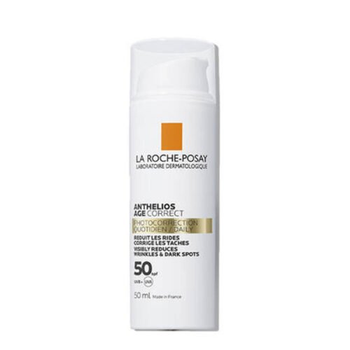 La Roche Posay Anthelios Age correct 50spf Facial Sunscreen 50ML لاروش بوزيه أنثيليوس العمر الصحيح للوجه 50 spf واقي شمسي للوجه 50 مل
