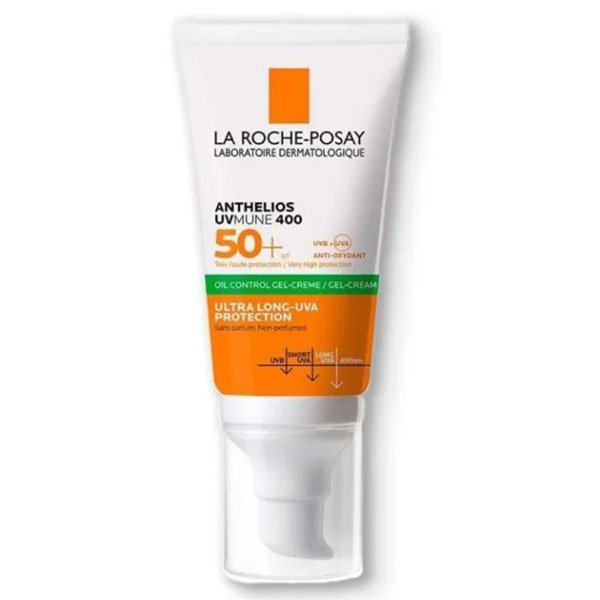 La Roche Posay Anthelios Anti-Shine Gel-Cream Spf50+, 50Ml لاروش بوزيه كريم جل واقي شمس مضاد للمعان 50+, 50مل