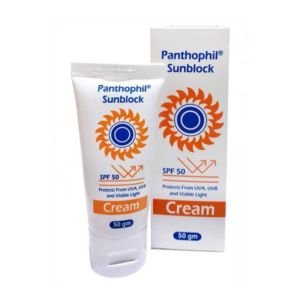 Panthophil Sunblock Spf 50 Cream 50 GRAM Panthophil Sunblock Spf 50 Cream 50 GRAM كريم بانثوفيل واقي شمس بمعامل حماية +50 – 50 غرام