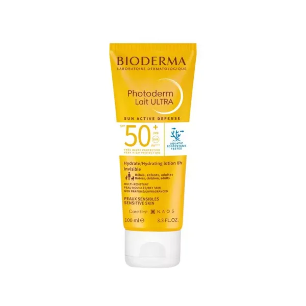 Bioderma Photoderm Max 50+ Milk (Lait) 100Ml بيوديرما فوتوديرم حليب واقي شمس 50+ للجسم وللبشرة الجافة