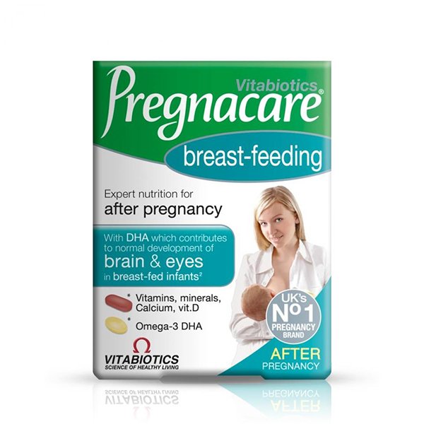 Vitabiotics Pregnacare Breast Feeding 56 Tab/28 Capفيتابيوتيكس بريجناكير فيتامينات الأم المرضعة 56 قرص / 28 كبسولة
