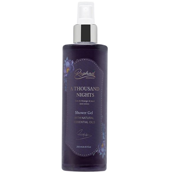 Raghad Organics A Thousand Night Shower Gel 250Mlرغد أورجانكس جل الاستحمام الف ليلة 250 مل