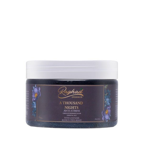 Raghad Organics A Thousand Nights Scrub 450Gرغد أورجانكس مقشر الف ليلة للجسم 450 جرام