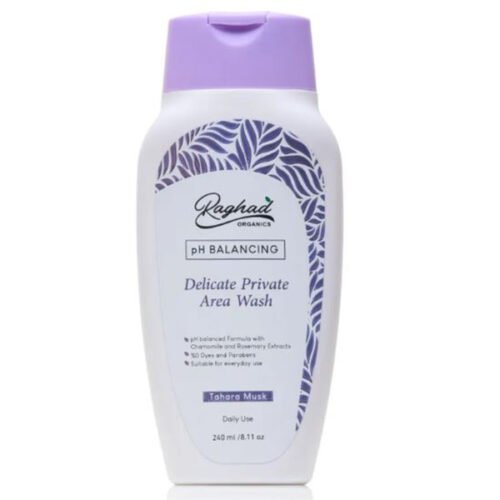 Raghad-Organics-Delicate-Private-Area-Wash-Tahara-Musc-240ML Raghad Organics Delicate Private Area Wash Tahara Musc 240MLرغد أورجانيكس غسول للمناطق الحساسة برائحة مسك الطهارة ، 240 مل