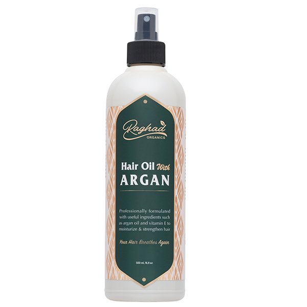 Raghad-Organics-Hair-Oil-With-Argan-500Ml Raghad Organics Hair Oil With Argan 500Mlرغد أورجانيكس زيت الشعر بالأرغان 500 مل