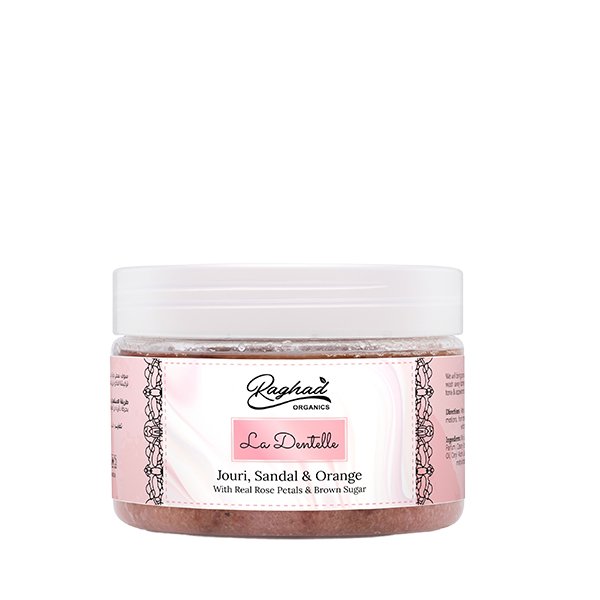 Raghad Organics La Dentelle Body Scrub 250Mlرغد أورجانيكس لادنتيل مقشر الجسم 250 مل