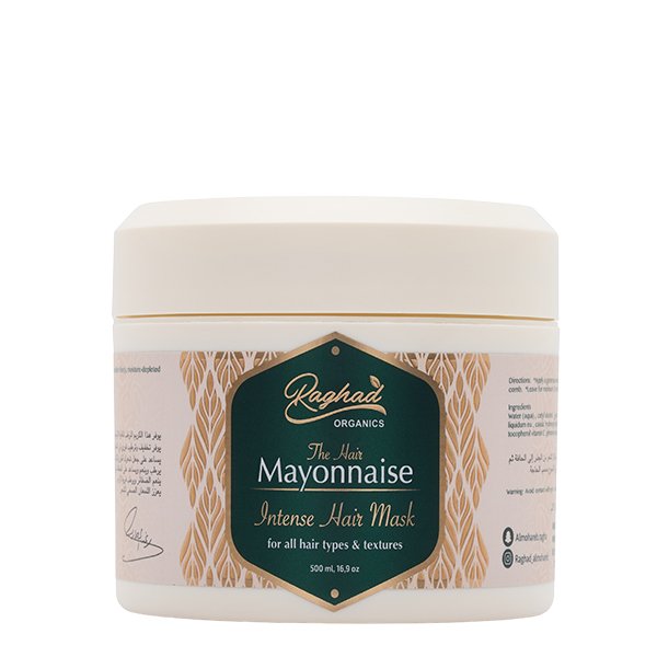 Raghad-Organics-Mayonnaise-Hair-Mask-500ML Raghad Organics Mayonnaise Hair Mask 500MLرغد أورجانيكس قناع الشعر بالمايونيز 500 مل