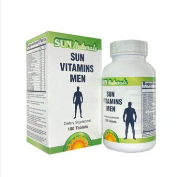 Sun Natural Sun Vitamins Men 100 Tablet صن ناتشورال فيتامينات للرجال 100 حبة
