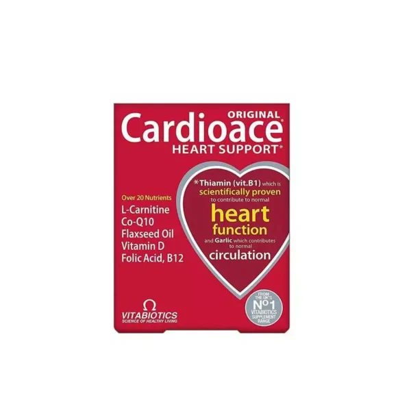 Vitabiotics Cardioace Heart Support 30 Tabletsفيتابيوتيكس - كارديو ايس لدعم القلب - 30 قرصًا